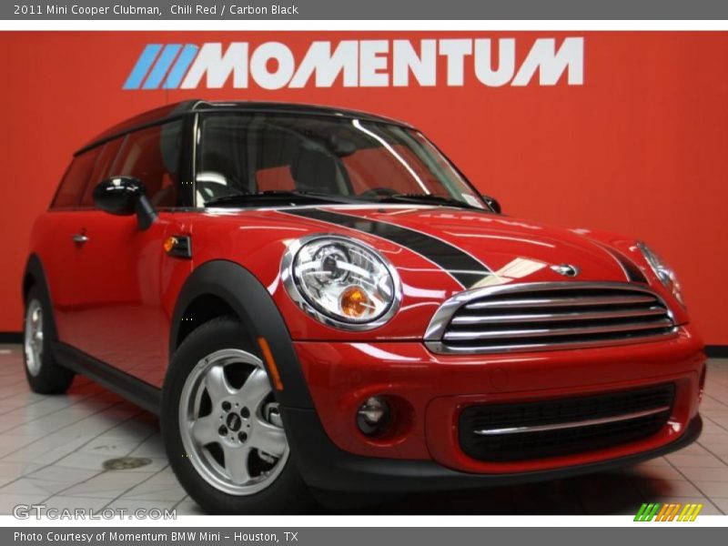 Chili Red / Carbon Black 2011 Mini Cooper Clubman