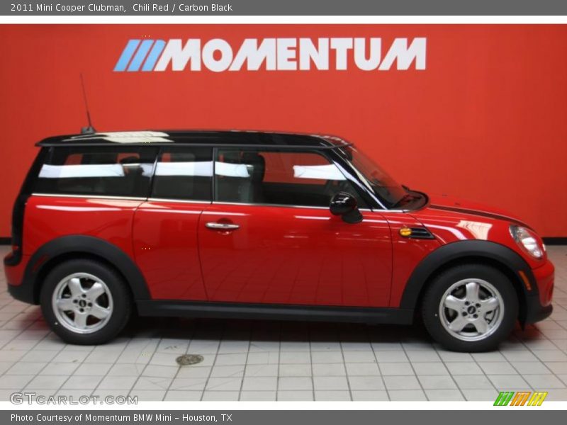 Chili Red / Carbon Black 2011 Mini Cooper Clubman