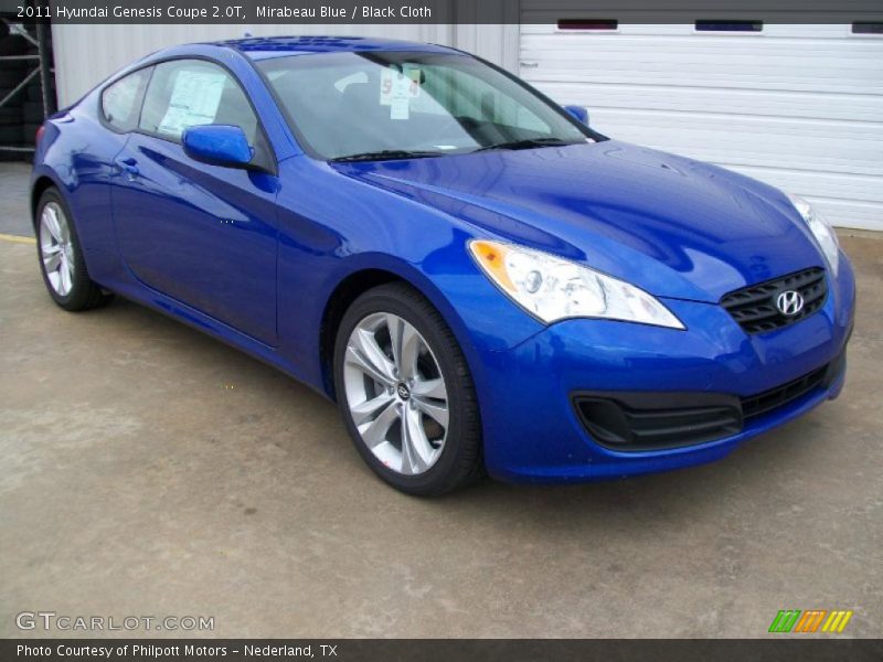 Front 3/4 View of 2011 Genesis Coupe 2.0T