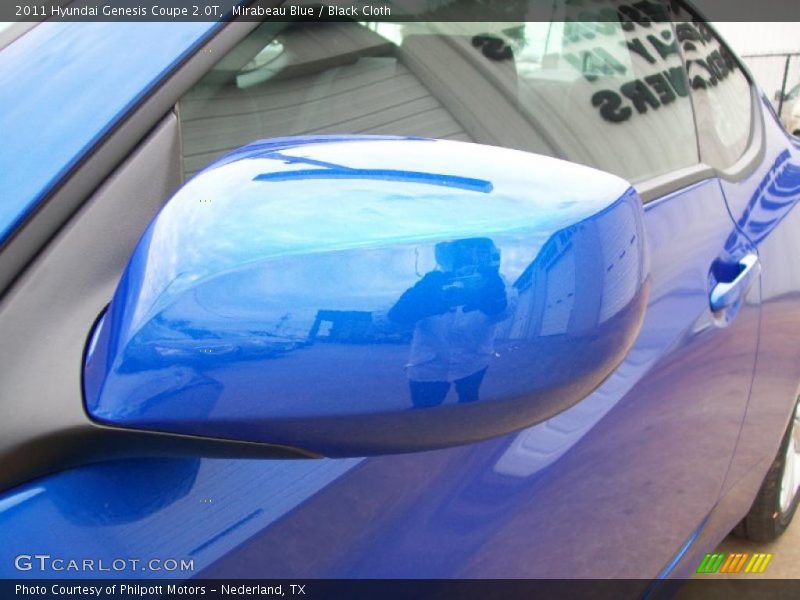 Mirabeau Blue / Black Cloth 2011 Hyundai Genesis Coupe 2.0T
