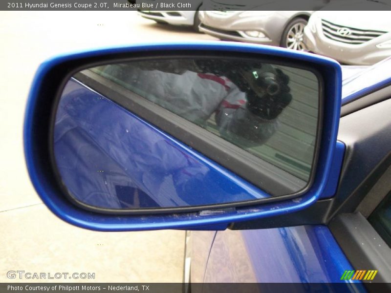 Mirabeau Blue / Black Cloth 2011 Hyundai Genesis Coupe 2.0T