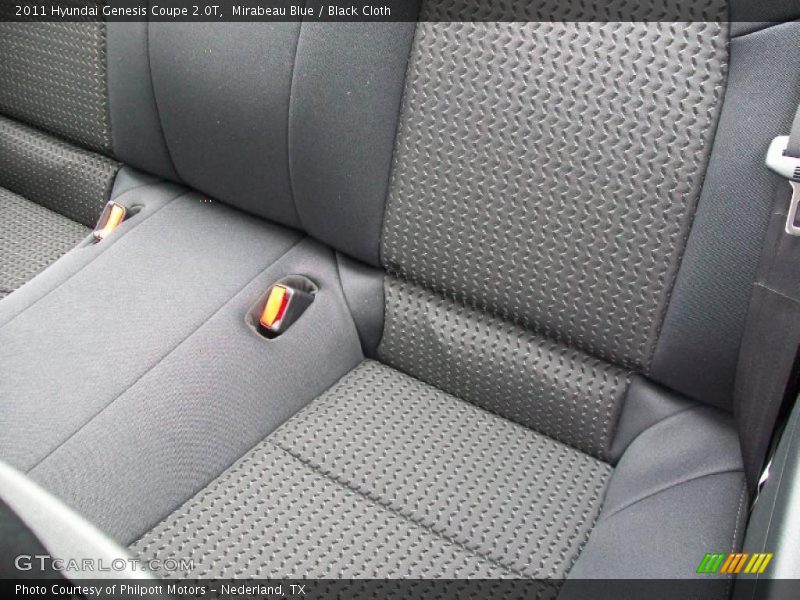 Mirabeau Blue / Black Cloth 2011 Hyundai Genesis Coupe 2.0T