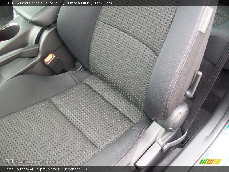 Mirabeau Blue / Black Cloth 2011 Hyundai Genesis Coupe 2.0T