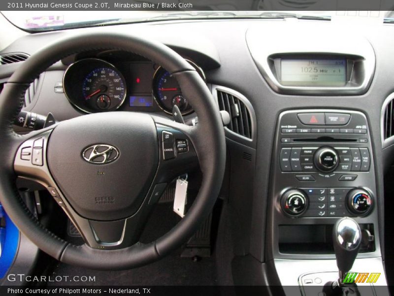 Dashboard of 2011 Genesis Coupe 2.0T