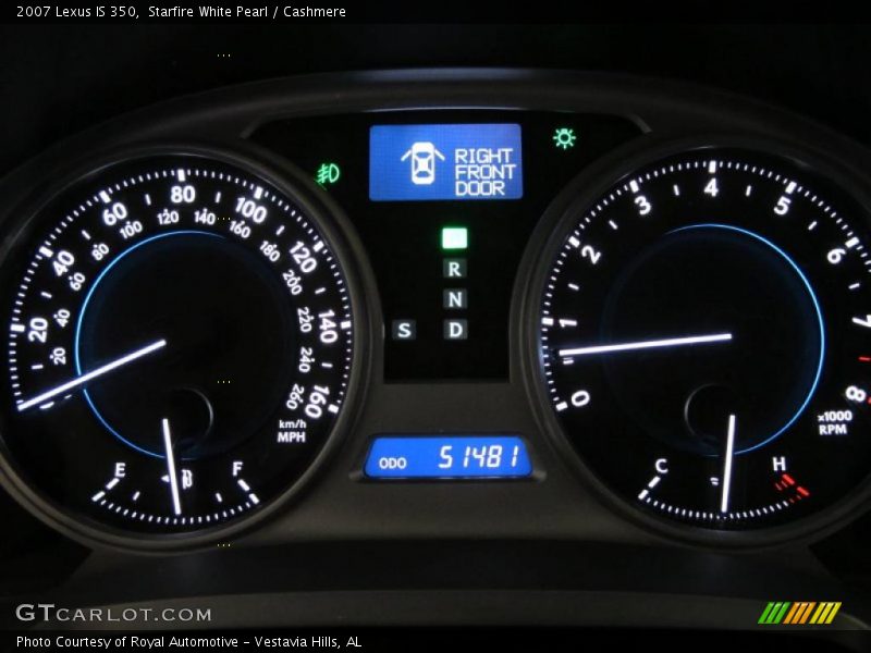 Starfire White Pearl / Cashmere 2007 Lexus IS 350