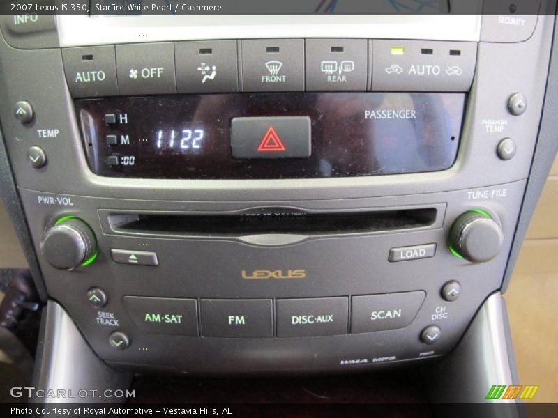 Starfire White Pearl / Cashmere 2007 Lexus IS 350