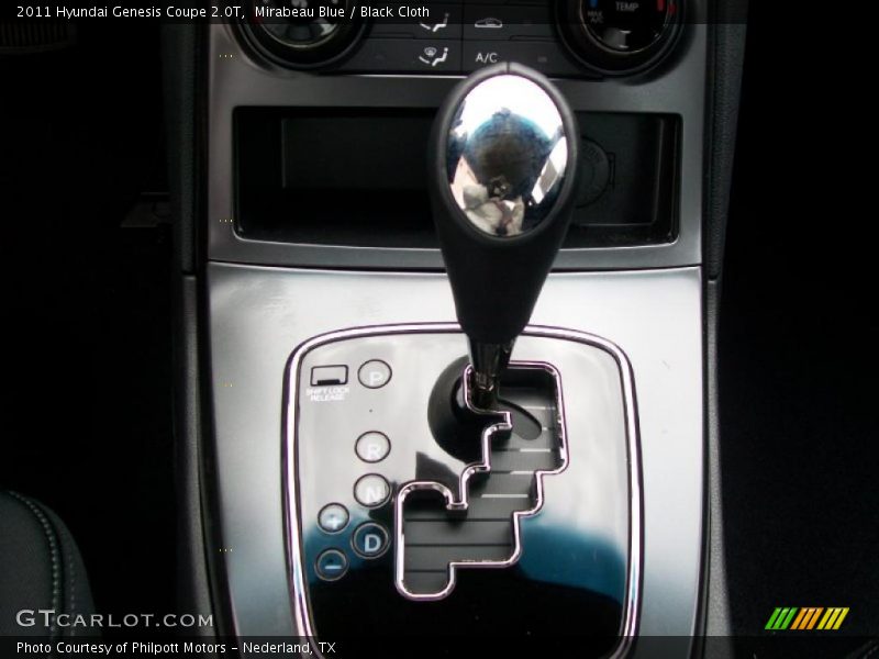  2011 Genesis Coupe 2.0T 5 Speed Paddle-Shift Automatic Shifter