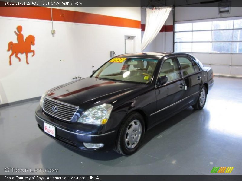 Blue Onyx Pearl / Ivory 2001 Lexus LS 430