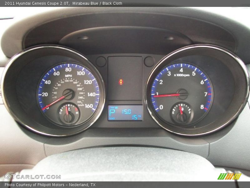  2011 Genesis Coupe 2.0T 2.0T Gauges