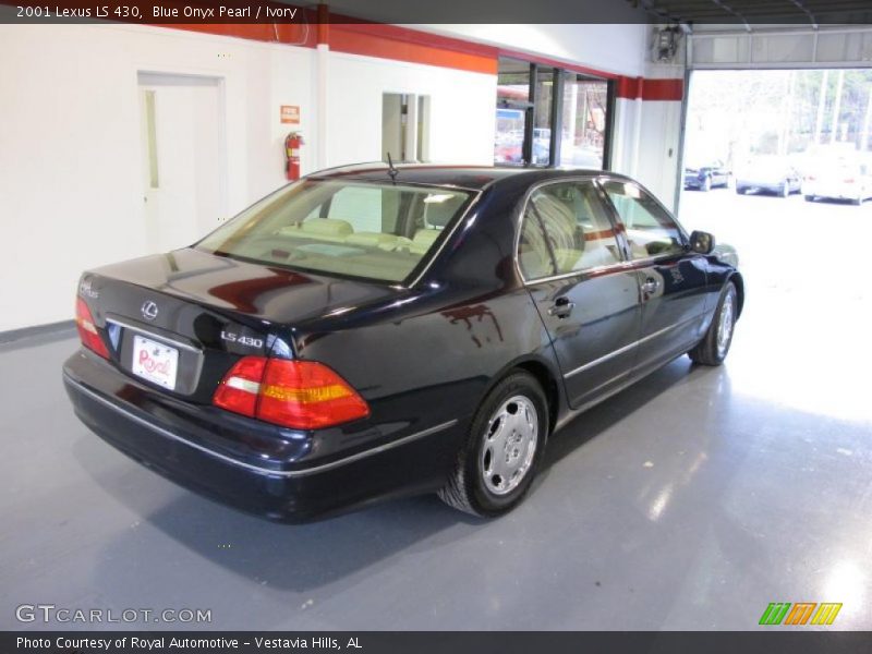 Blue Onyx Pearl / Ivory 2001 Lexus LS 430