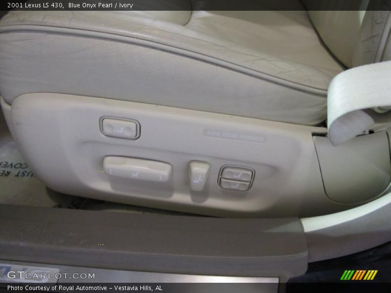 Blue Onyx Pearl / Ivory 2001 Lexus LS 430