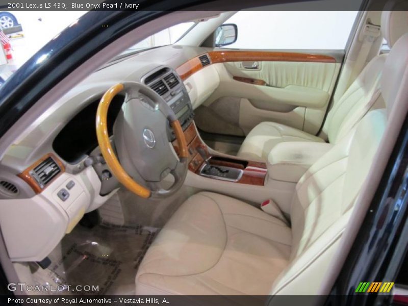 Blue Onyx Pearl / Ivory 2001 Lexus LS 430