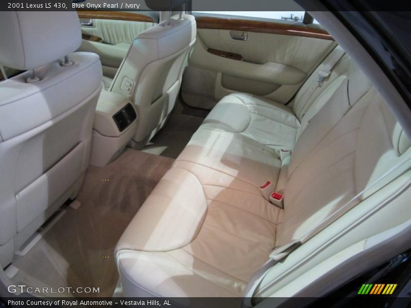 Blue Onyx Pearl / Ivory 2001 Lexus LS 430