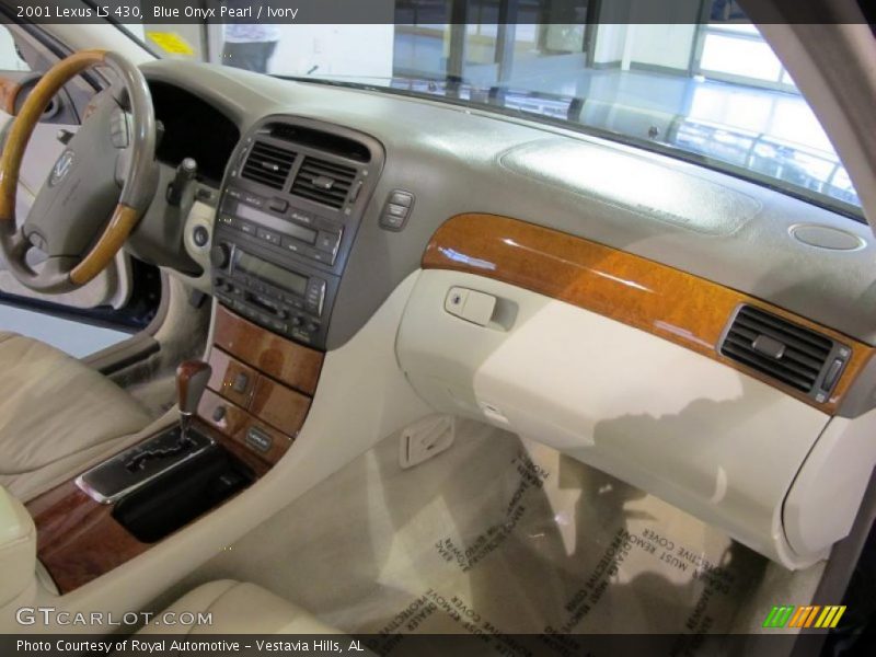 Blue Onyx Pearl / Ivory 2001 Lexus LS 430