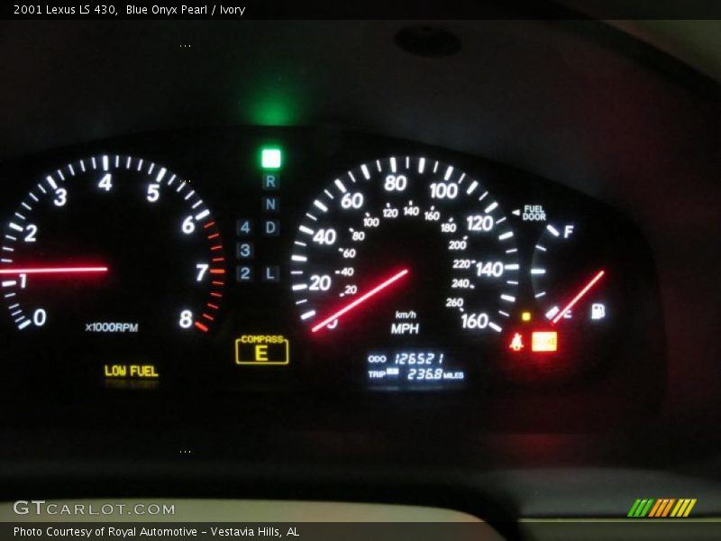 Blue Onyx Pearl / Ivory 2001 Lexus LS 430