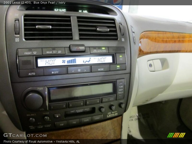 Blue Onyx Pearl / Ivory 2001 Lexus LS 430