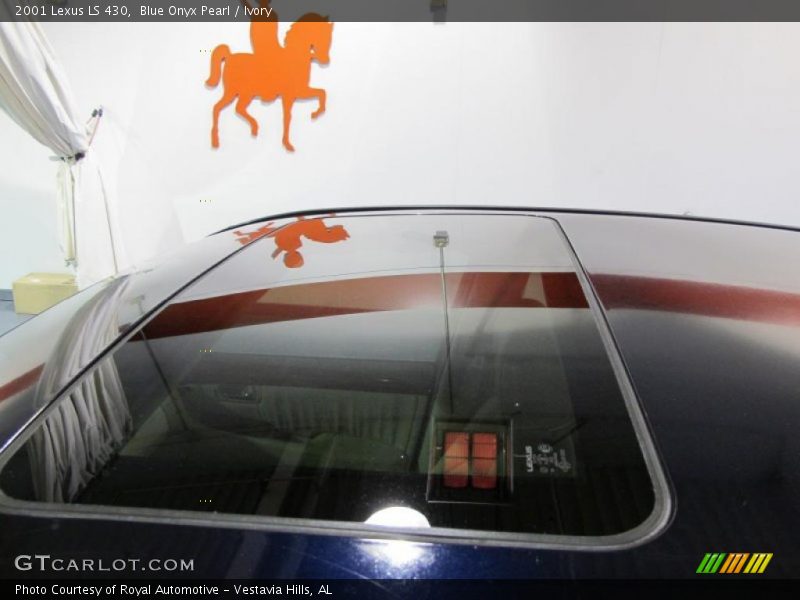 Blue Onyx Pearl / Ivory 2001 Lexus LS 430