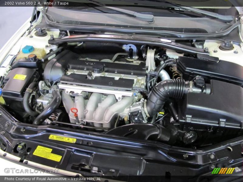  2002 S60 2.4 Engine - 2.4 Liter DOHC 20-Valve Inline 5 Cylinder