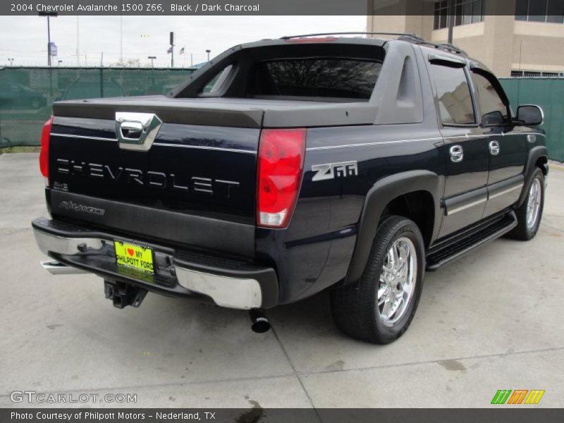 Black / Dark Charcoal 2004 Chevrolet Avalanche 1500 Z66