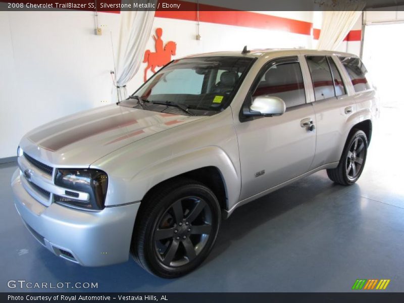 Silverstone Metallic / Ebony 2008 Chevrolet TrailBlazer SS