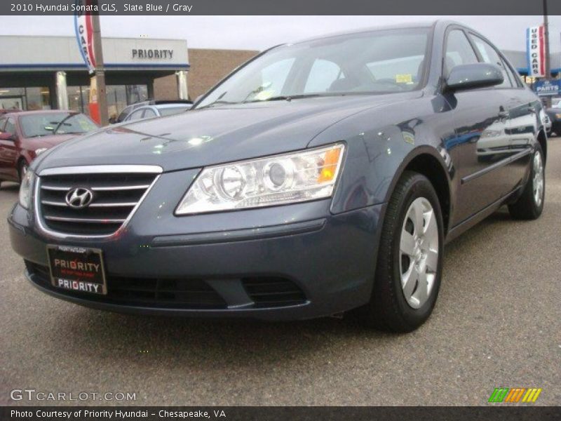 Slate Blue / Gray 2010 Hyundai Sonata GLS