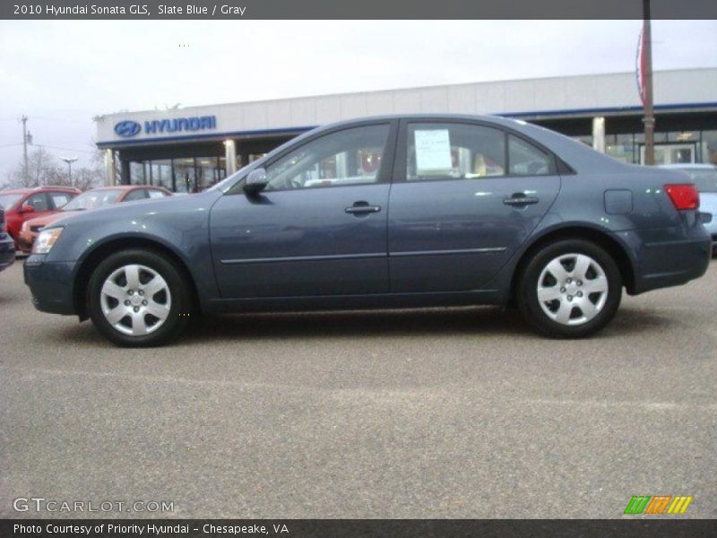 Slate Blue / Gray 2010 Hyundai Sonata GLS