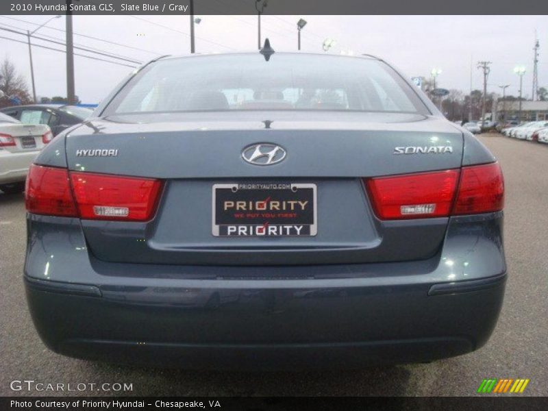 Slate Blue / Gray 2010 Hyundai Sonata GLS