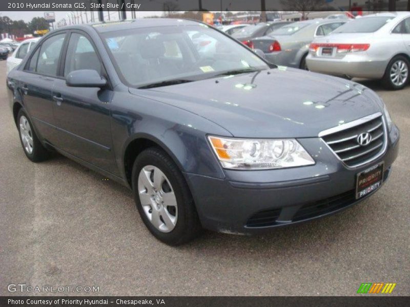 Slate Blue / Gray 2010 Hyundai Sonata GLS