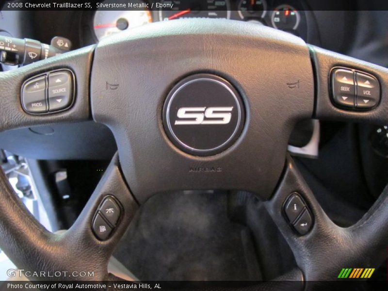 Silverstone Metallic / Ebony 2008 Chevrolet TrailBlazer SS