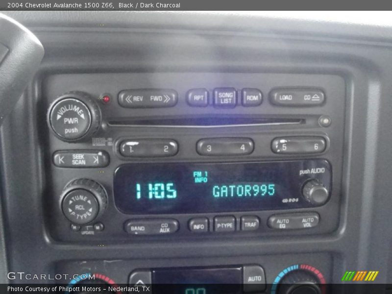 Black / Dark Charcoal 2004 Chevrolet Avalanche 1500 Z66