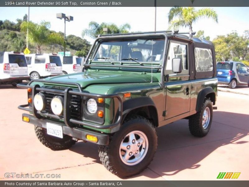 Front 3/4 View of 1994 Defender 90 Soft Top