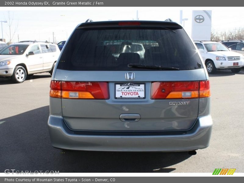 Granite Green Metallic / Fern 2002 Honda Odyssey EX