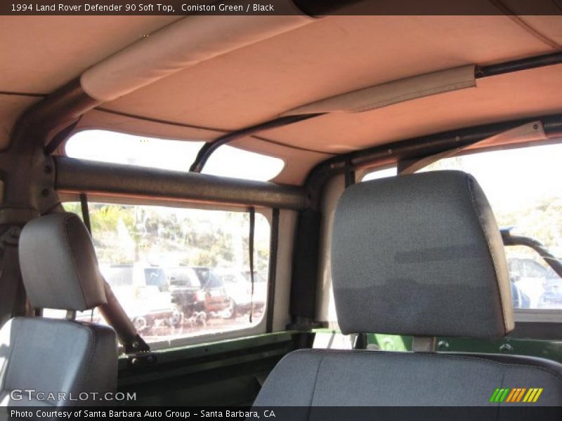 Coniston Green / Black 1994 Land Rover Defender 90 Soft Top