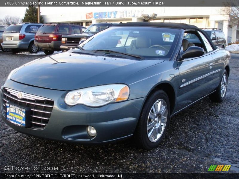 Magnesium Pearl / Dark Taupe/Medium Taupe 2005 Chrysler Sebring Touring Convertible