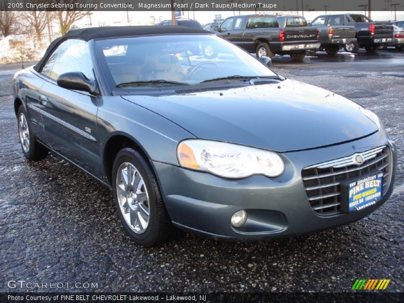 Magnesium Pearl / Dark Taupe/Medium Taupe 2005 Chrysler Sebring Touring Convertible