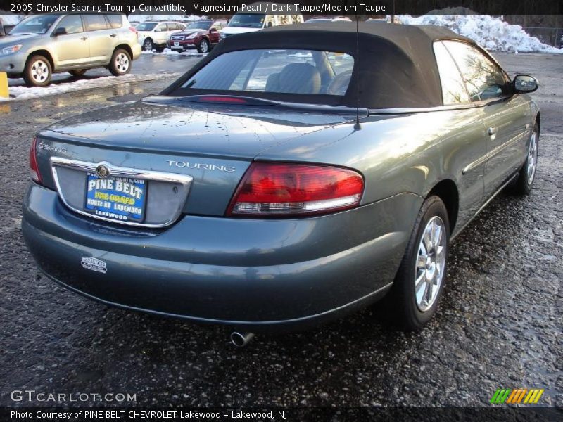 Magnesium Pearl / Dark Taupe/Medium Taupe 2005 Chrysler Sebring Touring Convertible