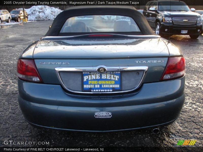 Magnesium Pearl / Dark Taupe/Medium Taupe 2005 Chrysler Sebring Touring Convertible