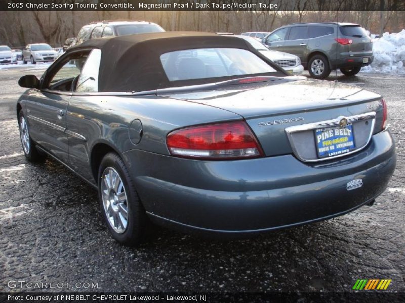 Magnesium Pearl / Dark Taupe/Medium Taupe 2005 Chrysler Sebring Touring Convertible