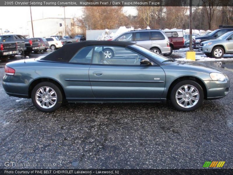 Magnesium Pearl / Dark Taupe/Medium Taupe 2005 Chrysler Sebring Touring Convertible