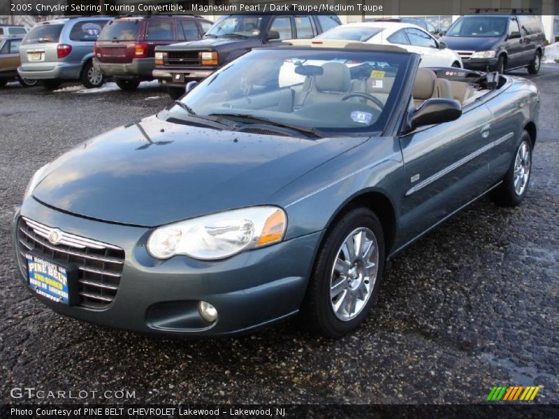 Magnesium Pearl / Dark Taupe/Medium Taupe 2005 Chrysler Sebring Touring Convertible