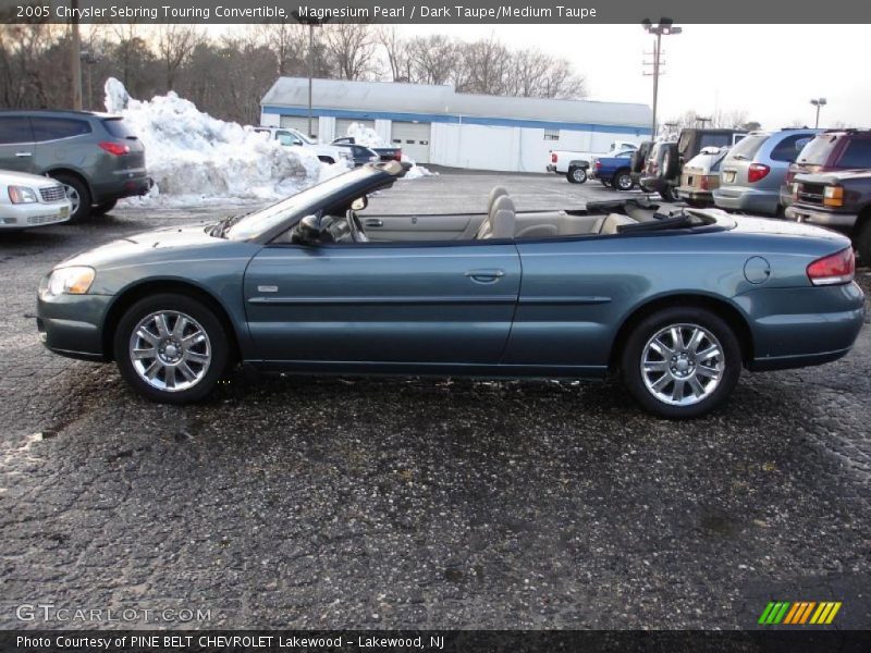 Magnesium Pearl / Dark Taupe/Medium Taupe 2005 Chrysler Sebring Touring Convertible