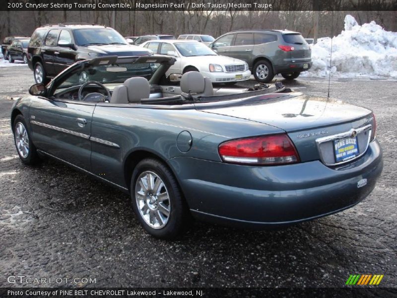 Magnesium Pearl / Dark Taupe/Medium Taupe 2005 Chrysler Sebring Touring Convertible