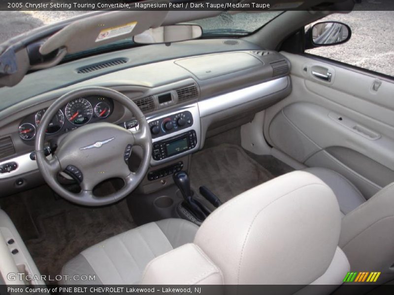 Magnesium Pearl / Dark Taupe/Medium Taupe 2005 Chrysler Sebring Touring Convertible