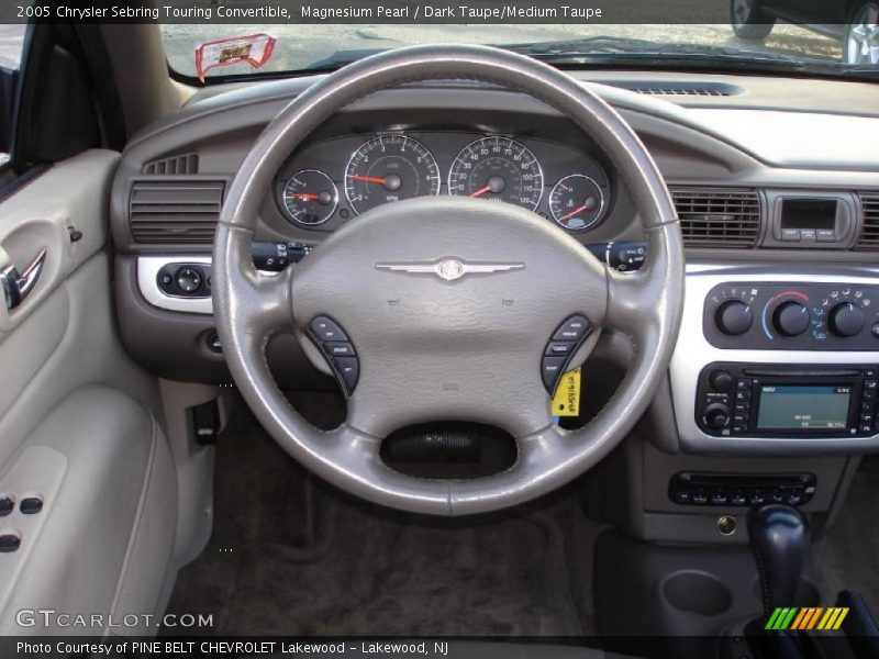 Magnesium Pearl / Dark Taupe/Medium Taupe 2005 Chrysler Sebring Touring Convertible