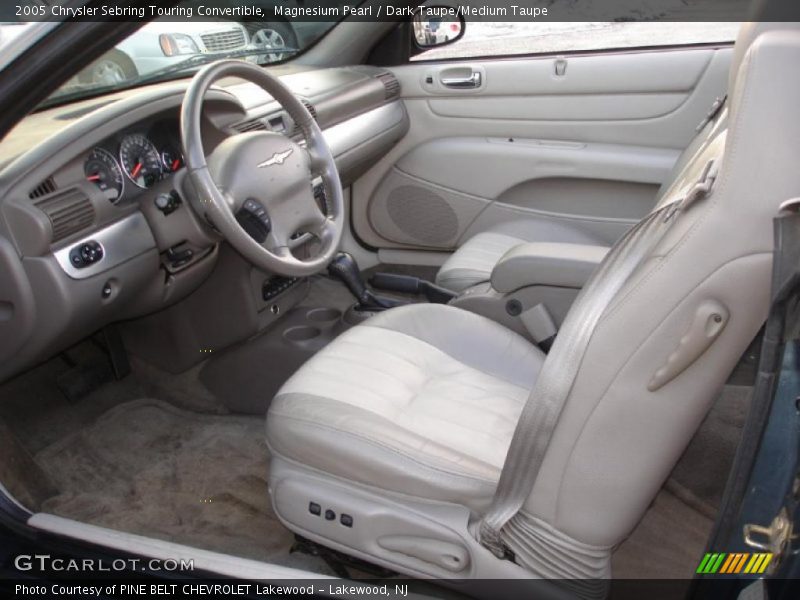 Magnesium Pearl / Dark Taupe/Medium Taupe 2005 Chrysler Sebring Touring Convertible