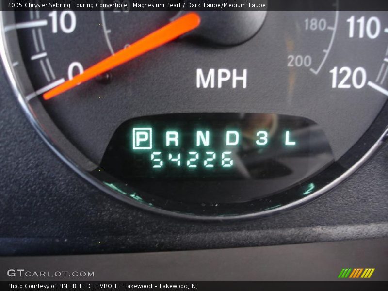 Magnesium Pearl / Dark Taupe/Medium Taupe 2005 Chrysler Sebring Touring Convertible