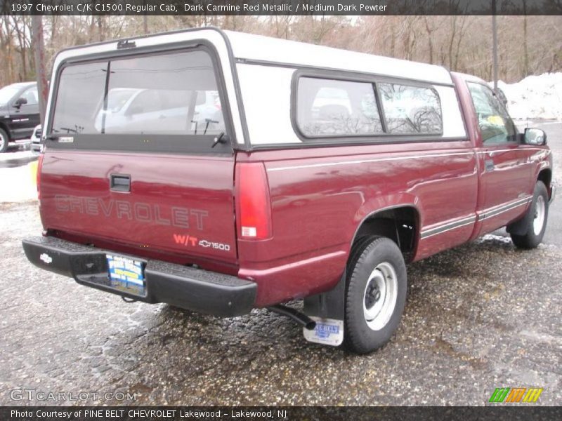 Dark Carmine Red Metallic / Medium Dark Pewter 1997 Chevrolet C/K C1500 Regular Cab