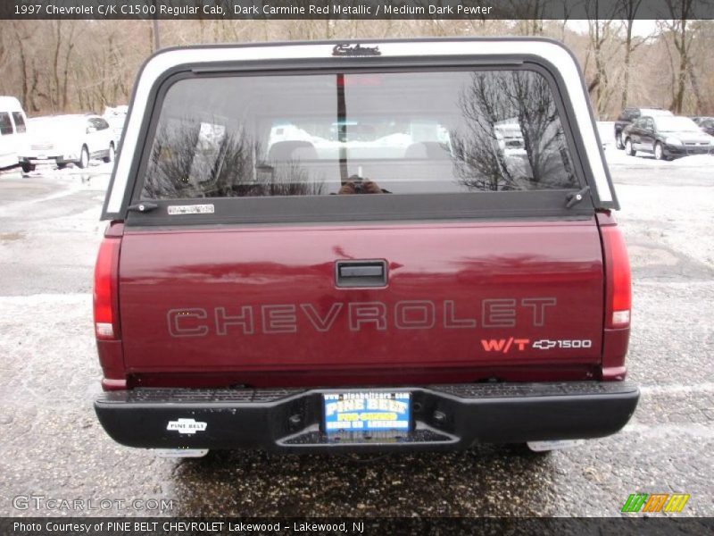 Dark Carmine Red Metallic / Medium Dark Pewter 1997 Chevrolet C/K C1500 Regular Cab