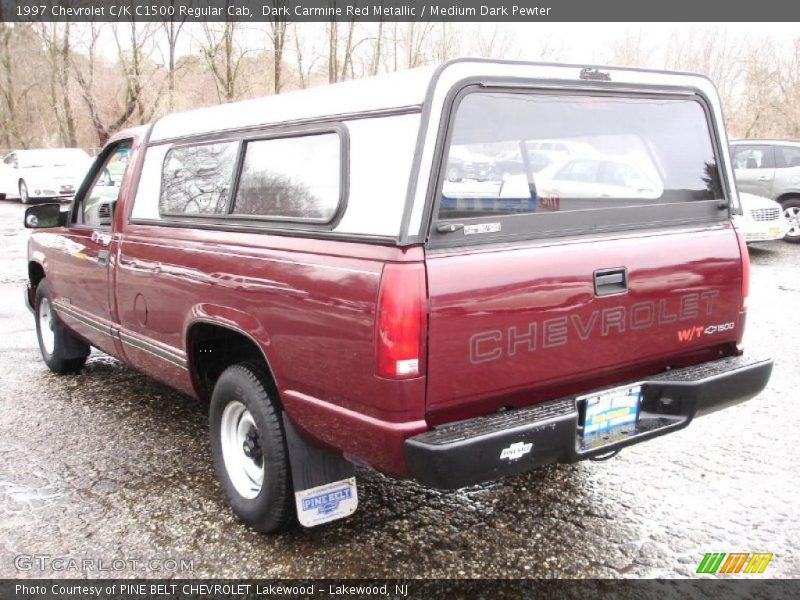 Dark Carmine Red Metallic / Medium Dark Pewter 1997 Chevrolet C/K C1500 Regular Cab