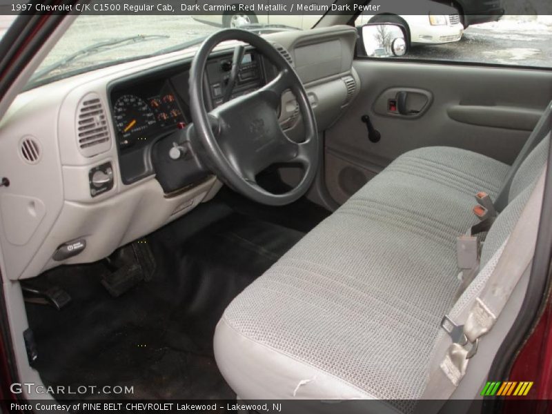 Dark Carmine Red Metallic / Medium Dark Pewter 1997 Chevrolet C/K C1500 Regular Cab